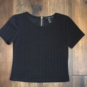 Black crop top! Perfect condition!